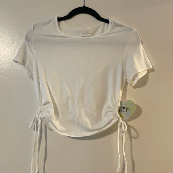 Homegirl Society Tops - NWT Homegirl Society Crop short sleeve, size L